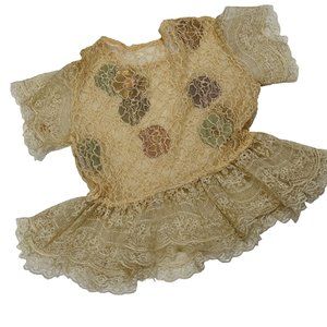 B. Altman & Co. Vtg Auntie Macassar Petite Women's Lace Top Sz M